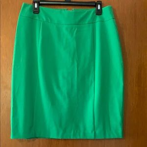 Kelly green skirt